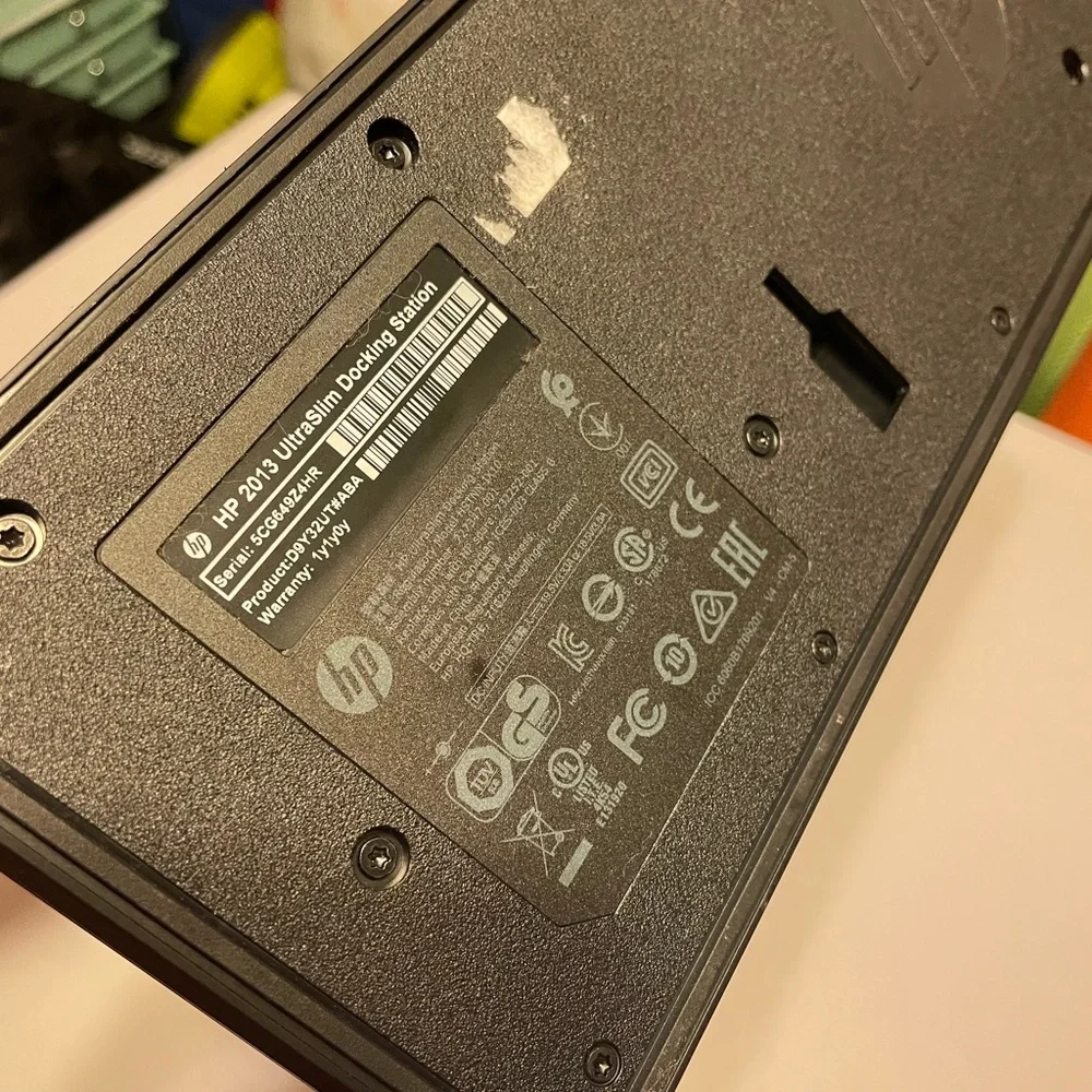HP UltraSlim Black Docking Station for Laptops
